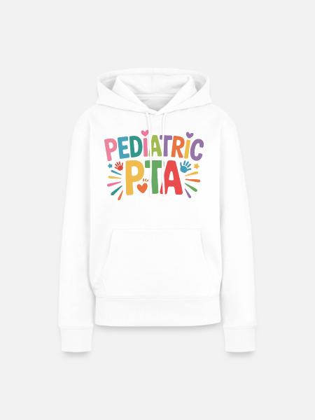 Pediatric PTA Logo - Kids Edition - Frauen Premium Bio Hoodie - Weiß