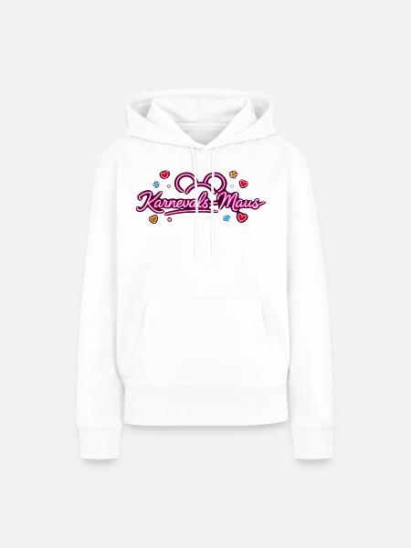KarnevalsMaus Fastnacht Fasching Outfit Niedlich - Frauen Premium Bio Hoodie - Weiß