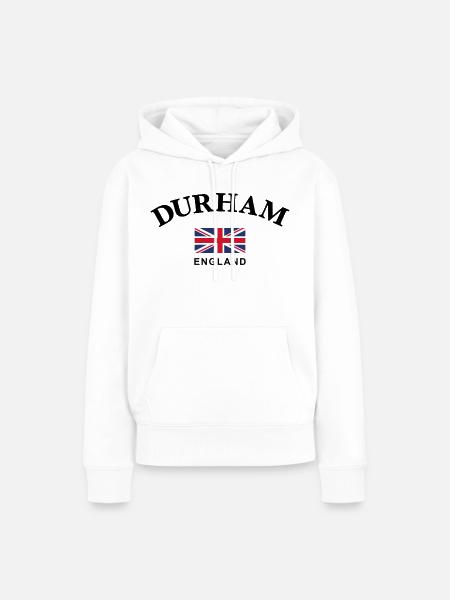 Durham, England - Frauen Premium Bio Hoodie - Weiß