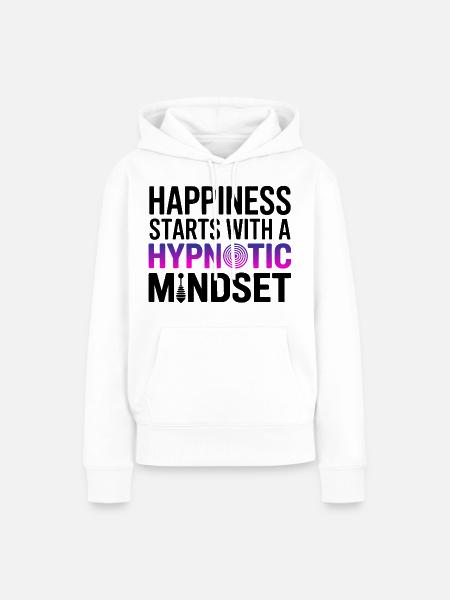 Hypnotiseur-Glücks-Hypnotis-Psycho-Mindset-Profi - Frauen Premium Bio Hoodie - Weiß