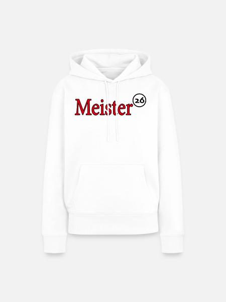 Meister 2026 Meisterschaft - Frauen Premium Bio Hoodie - Weiß