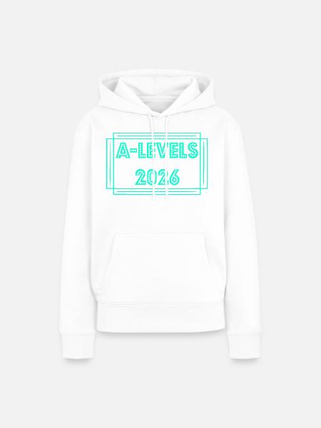 A-Levels Abschluss 2026 - Frauen Premium Bio Hoodie - Weiß