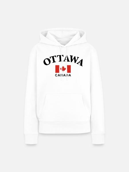 Ottawa, Kanada - Frauen Premium Bio Hoodie - Weiß
