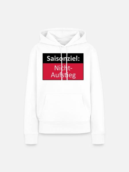 Aufstieg / Nichtaufstieg - Frauen Premium Bio Hoodie - Weiß