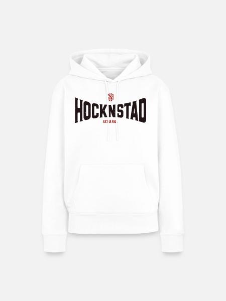 Hocknstad - Frauen Premium Bio Hoodie - Weiß