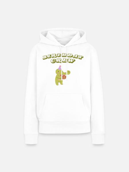Birthday Crew - Frauen Premium Bio Hoodie - Weiß