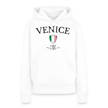 Souvenir Venedig, elegantes Design Venedig - Frauen Premium Bio Hoodie - Weiß - Vorne - Julia (174cm)