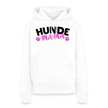 Hunde Mama - Frauen Premium Bio Hoodie - Weiß - Vorne - Julia (174cm)