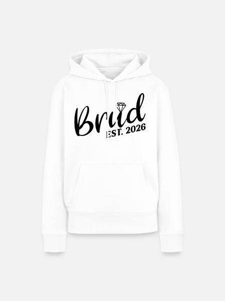 Schwedische Braut 2026 - Frauen Premium Bio Hoodie - Weiß