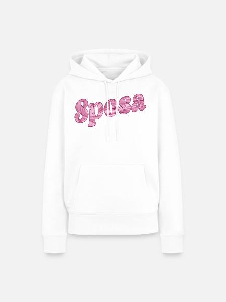 Italien-Braut - Frauen Premium Bio Hoodie - Weiß