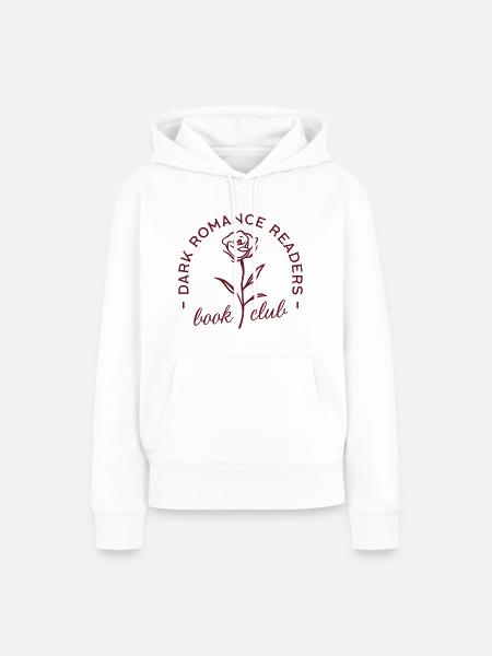 Dunkle Liebesroman-Buchclub-Ästhetik - Frauen Premium Bio Hoodie - Weiß