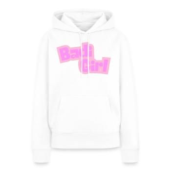 Badi Girl - Frauen Premium Bio Hoodie - Weiß - Vorne - Julia (174cm)