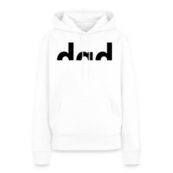 Dad Est. 2026 | Vater | Vatertag - Frauen Premium Bio Hoodie - Weiß - Vorne - Julia (174cm)