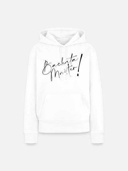 Bachata - Frauen Premium Bio Hoodie - Weiß