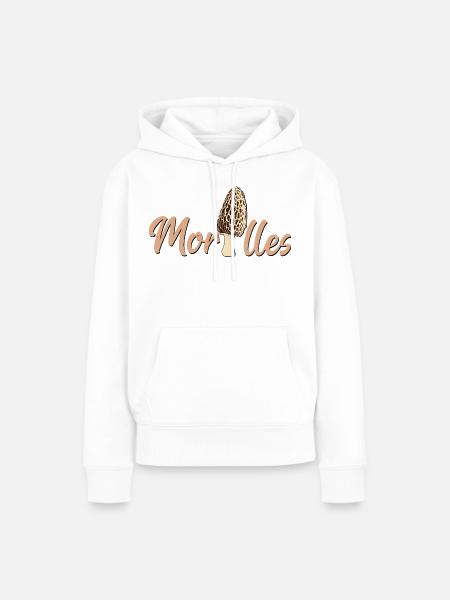 Morcheln - Frauen Premium Bio Hoodie - Weiß