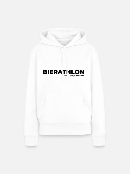 Bierathlon - Frauen Premium Bio Hoodie - Weiß