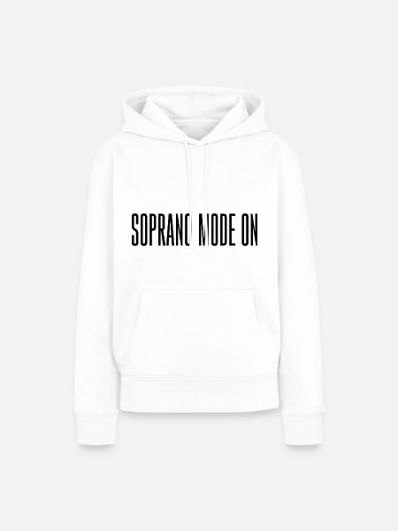 Soprano Mode On 3 - Frauen Premium Bio Hoodie - Weiß