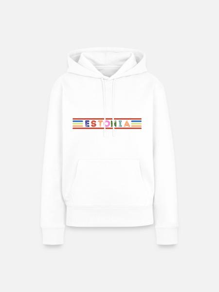 ESTLAND - Frauen Premium Bio Hoodie - Weiß