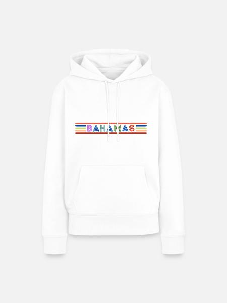BAHAMAS - Frauen Premium Bio Hoodie - Weiß