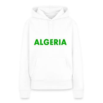 Algerien - Frauen Premium Bio Hoodie - Weiß - Vorne - Julia (174cm)