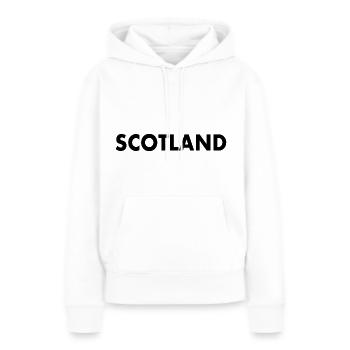 Schottland - Frauen Premium Bio Hoodie - Weiß - Vorne - Julia (174cm)