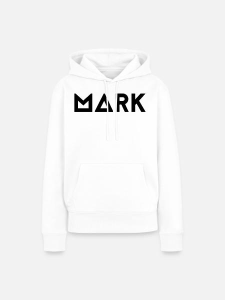 Vorname Mark - Frauen Premium Bio Hoodie - Weiß