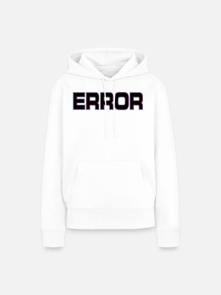 Fehler - Frauen Premium Bio Hoodie - Weiß