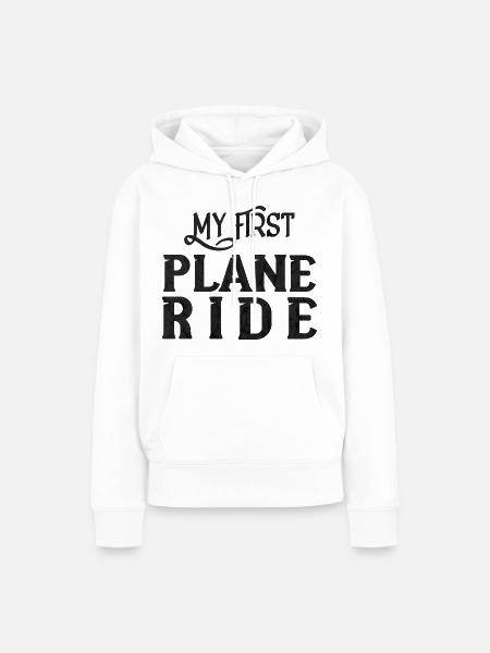 My First Plane Ride 31 - Frauen Premium Bio Hoodie - Weiß