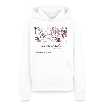 Leonardo Special Series - Women’s Premium Organic Hoodie - white - Front - Julia (174cm)