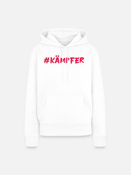 Kämpfer - Frauen Premium Bio Hoodie - Weiß