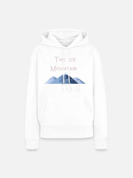 Der Eisberg - Frauen Premium Bio Hoodie - Weiß
