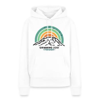 Grimming Grimmingstock Dachstein Berg Steiermark - Women’s Premium Organic Hoodie - white - Front - Julia (174cm)