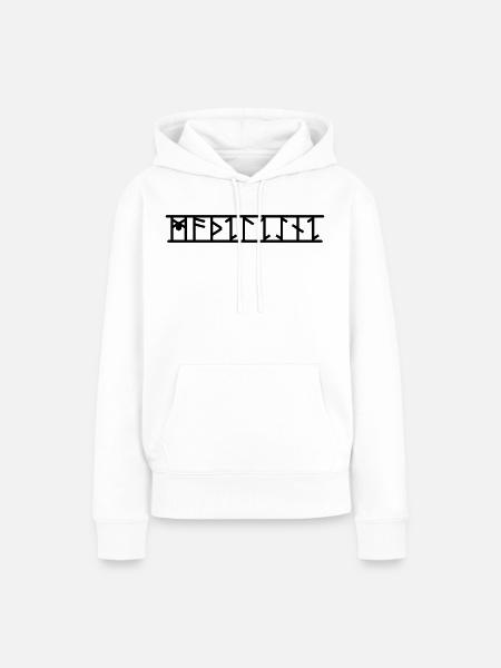 Madeleine - Frauen Premium Bio Hoodie - Weiß