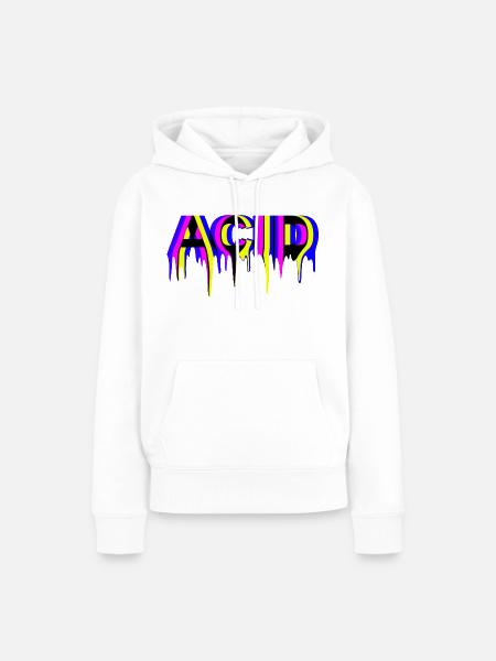ACID - Frauen Premium Bio Hoodie - Weiß