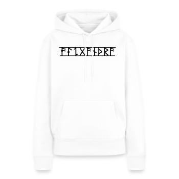 Alexandra - Frauen Premium Bio Hoodie - Weiß - Vorne - Julia (174cm)