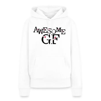 FANTASTISCHEN GF - Frauen Premium Bio Hoodie - Weiß - Vorne - Julia (174cm)