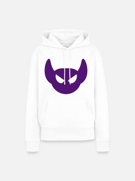 Halloween Geist - Frauen Premium Bio Hoodie - Weiß
