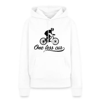 Bicycle Cycling Bicycle Lover Saying - Women’s Premium Organic Hoodie - white - Front - Julia (174cm)