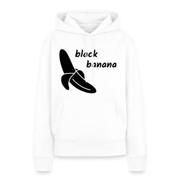 Black Banana - Frauen Premium Bio Hoodie - Weiß - Vorne - Julia (174cm)