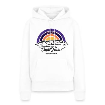 Cape Town, Cape Town, South Africa, Table Mountain, Hiking - Women’s Premium Organic Hoodie - white - Front - Julia (174cm)