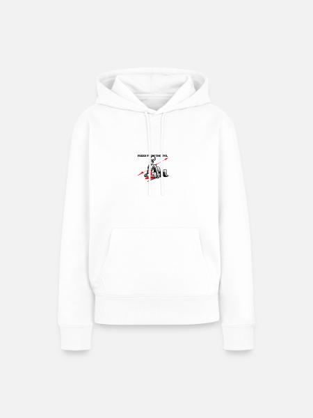 freed from the evil - Frauen Premium Bio Hoodie - Weiß