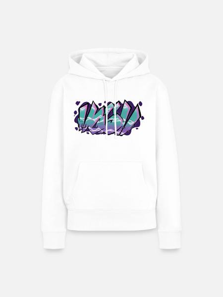 Mosh Graff - Frauen Premium Bio Hoodie - Weiß
