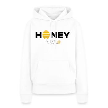 Honey Biene - Frauen Premium Bio Hoodie - Weiß - Vorne - Julia (174cm)