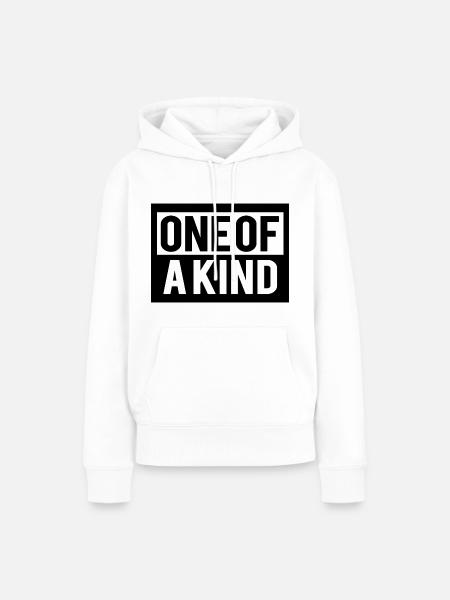 ONE OF A KIND - Frauen Premium Bio Hoodie - Weiß