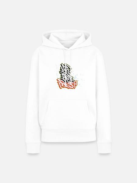 Hip Hop Fest - Frauen Premium Bio Hoodie - Weiß