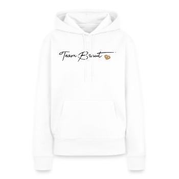 Team Braut - Frauen Premium Bio Hoodie - Weiß - Vorne - Julia (174cm)