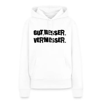 Gut Besser Vermesser Vermessungsingenieur - Frauen Premium Bio Hoodie - Weiß - Vorne - Julia (174cm)