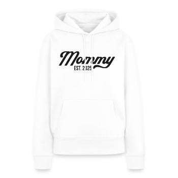 Mama Est 2025 - Frauen Premium Bio Hoodie - Weiß - Vorne - Julia (174cm)
