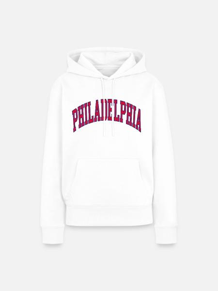 Philadelphia - Frauen Premium Bio Hoodie - Weiß