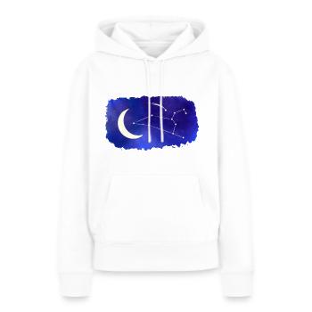 Zodiac Leo Leo - Women’s Premium Organic Hoodie - white - Front - Julia (174cm)